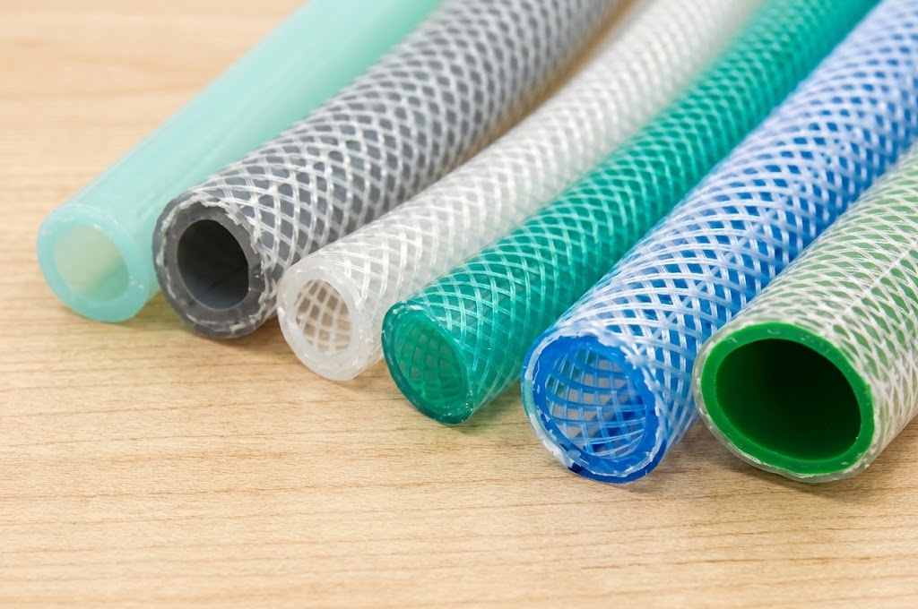 Covered yarn reinforced hose examples